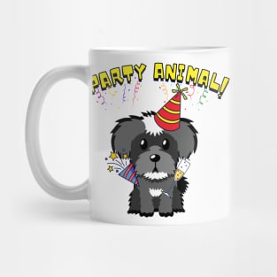 Party Animal Schnauzer Mug